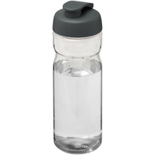 Load image into Gallery viewer, H2O Active® Base Tritan™ 650 ml flip lid sport bottle — Transparent clear / Grey