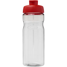 Load image into Gallery viewer, H2O Active® Base Tritan™ 650 ml flip lid sport bottle — Transparent clear / Red (front)