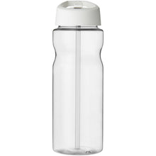 Load image into Gallery viewer, H2O Active® Base Tritan™ 650 ml spout lid sport bottle — Transparent clear / White (front)