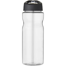 Load image into Gallery viewer, H2O Active® Base Tritan™ 650 ml spout lid sport bottle — Transparent clear / Black (front)