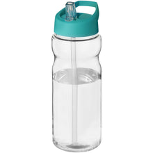 Load image into Gallery viewer, H2O Active® Base Tritan™ 650 ml spout lid sport bottle — Transparent clear / Aqua blue