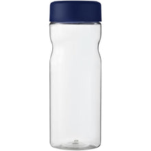 Load image into Gallery viewer, H2O Active® Base Tritan™ 650 ml screw cap water bottle — Transparent clear / Blue (front)