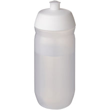 Load image into Gallery viewer, HydroFlex™ Clear 500 ml squeezy sport bottle — White / Frosted Clear
