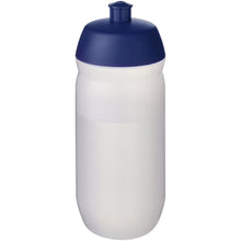 Load image into Gallery viewer, HydroFlex™ Clear 500 ml squeezy sport bottle — Blue / Frosted Clear