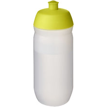 Load image into Gallery viewer, HydroFlex™ Clear 500 ml squeezy sport bottle — Lime / Frosted Clear