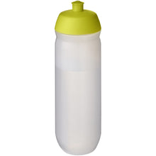Load image into Gallery viewer, HydroFlex™ Clear 750 ml squeezy sport bottle — Lime green / Frosted Clear