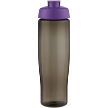 Load image into Gallery viewer, H2O Active® Eco Tempo 700 ml flip lid sport bottle — Purple / Charcoal (front)
