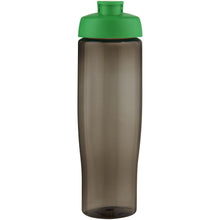 Load image into Gallery viewer, H2O Active® Eco Tempo 700 ml flip lid sport bottle — Green / Charcoal (front)