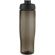 Load image into Gallery viewer, H2O Active® Eco Tempo 700 ml flip lid sport bottle — Black / Charcoal (front)