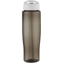 Load image into Gallery viewer, H2O Active® Eco Tempo 700 ml spout lid sport bottle — White / Charcoal (front)