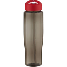 Load image into Gallery viewer, H2O Active® Eco Tempo 700 ml spout lid sport bottle — Red / Charcoal (front)