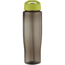 Load image into Gallery viewer, H2O Active® Eco Tempo 700 ml spout lid sport bottle — Lime / Charcoal (front)