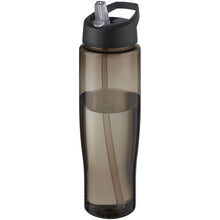 Load image into Gallery viewer, H2O Active® Eco Tempo 700 ml spout lid sport bottle — Black / Charcoal
