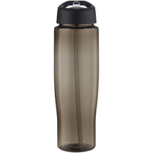 Load image into Gallery viewer, H2O Active® Eco Tempo 700 ml spout lid sport bottle — Black / Charcoal (front)
