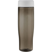 Load image into Gallery viewer, H2O Active® Eco Tempo 700 ml screw cap water bottle — White / Charcoal (front)