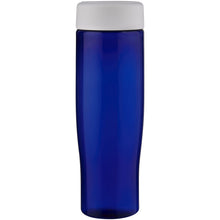 Load image into Gallery viewer, H2O Active® Eco Tempo 700 ml screw cap water bottle — White / Blue (front)