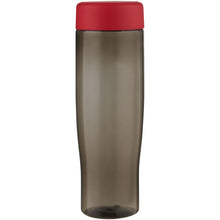 Load image into Gallery viewer, H2O Active® Eco Tempo 700 ml screw cap water bottle — Red / Charcoal (front)