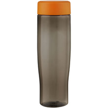 Load image into Gallery viewer, H2O Active® Eco Tempo 700 ml screw cap water bottle — Orange / Charcoal (front)