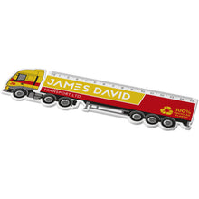 Load image into Gallery viewer, Tait 15 cm lorry-shaped recycled plastic ruler — White