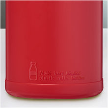 Load image into Gallery viewer, Baseline 500 ml recycled sport bottle with flip lid — Red / Red (back)