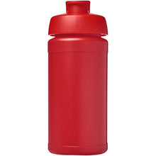 Load image into Gallery viewer, Baseline 500 ml recycled sport bottle with flip lid — Red / Red (front)