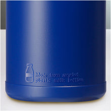 Load image into Gallery viewer, Baseline 500 ml recycled sport bottle with flip lid — Blue / Blue (back)