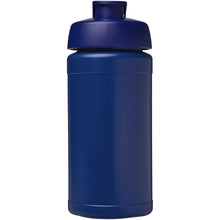 Load image into Gallery viewer, Baseline 500 ml recycled sport bottle with flip lid — Blue / Blue (front)
