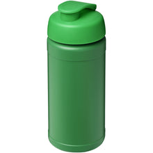 Load image into Gallery viewer, Baseline 500 ml recycled sport bottle with flip lid — Green / Green