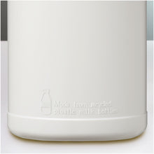 Load image into Gallery viewer, Baseline 500 ml recycled sport bottle with flip lid — White / Red (back)