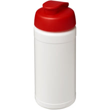Load image into Gallery viewer, Baseline 500 ml recycled sport bottle with flip lid — White / Red
