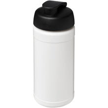 Load image into Gallery viewer, Baseline 500 ml recycled sport bottle with flip lid — White / Black