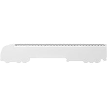 Load image into Gallery viewer, Tait 30cm lorry-shaped recycled plastic ruler — White (front)