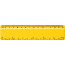 Load image into Gallery viewer, Refari 15 cm recycled plastic ruler — Yellow (front)