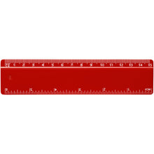 Load image into Gallery viewer, Refari 15 cm recycled plastic ruler — Red (front)