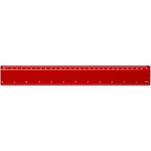 Load image into Gallery viewer, Refari 30 cm recycled plastic ruler — Red (front)