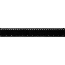 Load image into Gallery viewer, Refari 30 cm recycled plastic ruler — Black (front)