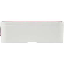 Load image into Gallery viewer, MIYO 700 ml single layer lunch box  — White / Red (front)
