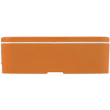 Load image into Gallery viewer, MIYO 700 ml single layer lunch box  — Orange / White (front)