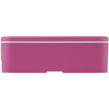 Load image into Gallery viewer, MIYO 700 ml single layer lunch box  — Magenta / White (front)