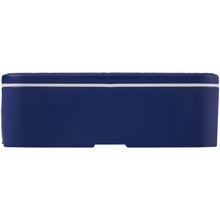 Load image into Gallery viewer, MIYO 700 ml single layer lunch box  — Blue / Blue (front)