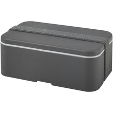 Load image into Gallery viewer, MIYO 700 ml single layer lunch box  — Grey / Grey