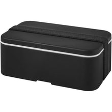 Load image into Gallery viewer, MIYO 700 ml single layer lunch box  — Black / Black