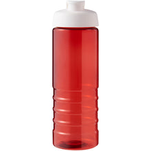 Load image into Gallery viewer, H2O Active® Eco Treble 750 ml flip lid sport bottle — Red / White (front)