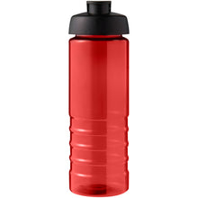 Load image into Gallery viewer, H2O Active® Eco Treble 750 ml flip lid sport bottle — Red / Black (front)