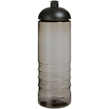 Load image into Gallery viewer, H2O Active® Eco Treble 750 ml dome lid sport bottle  — Charcoal / Black (front)