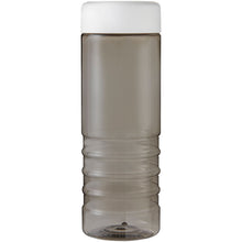 Load image into Gallery viewer, H2O Active® Eco Treble 750 ml screw cap water bottle  — Charcoal / White (front)