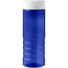 Load image into Gallery viewer, H2O Active® Eco Treble 750 ml screw cap water bottle  — Blue / White (front)