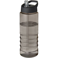 Load image into Gallery viewer, H2O Active® Eco Treble 750 ml spout lid sport bottle  — Charcoal / Black