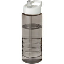 Load image into Gallery viewer, H2O Active® Eco Treble 750 ml spout lid sport bottle  — Charcoal / White