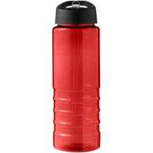 Load image into Gallery viewer, H2O Active® Eco Treble 750 ml spout lid sport bottle  — Red / Black (front)